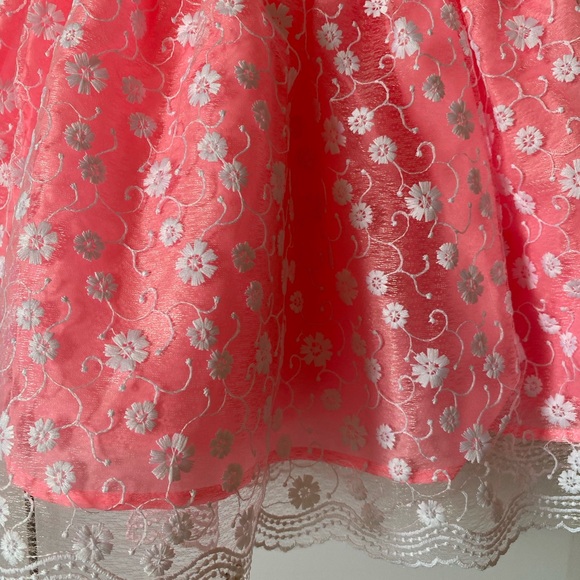 Gorgeous George Floral’s Dress 👗 in Pink /White 🌸🌸 and Dentelles 🌸🌸 - Picture 3 of 10